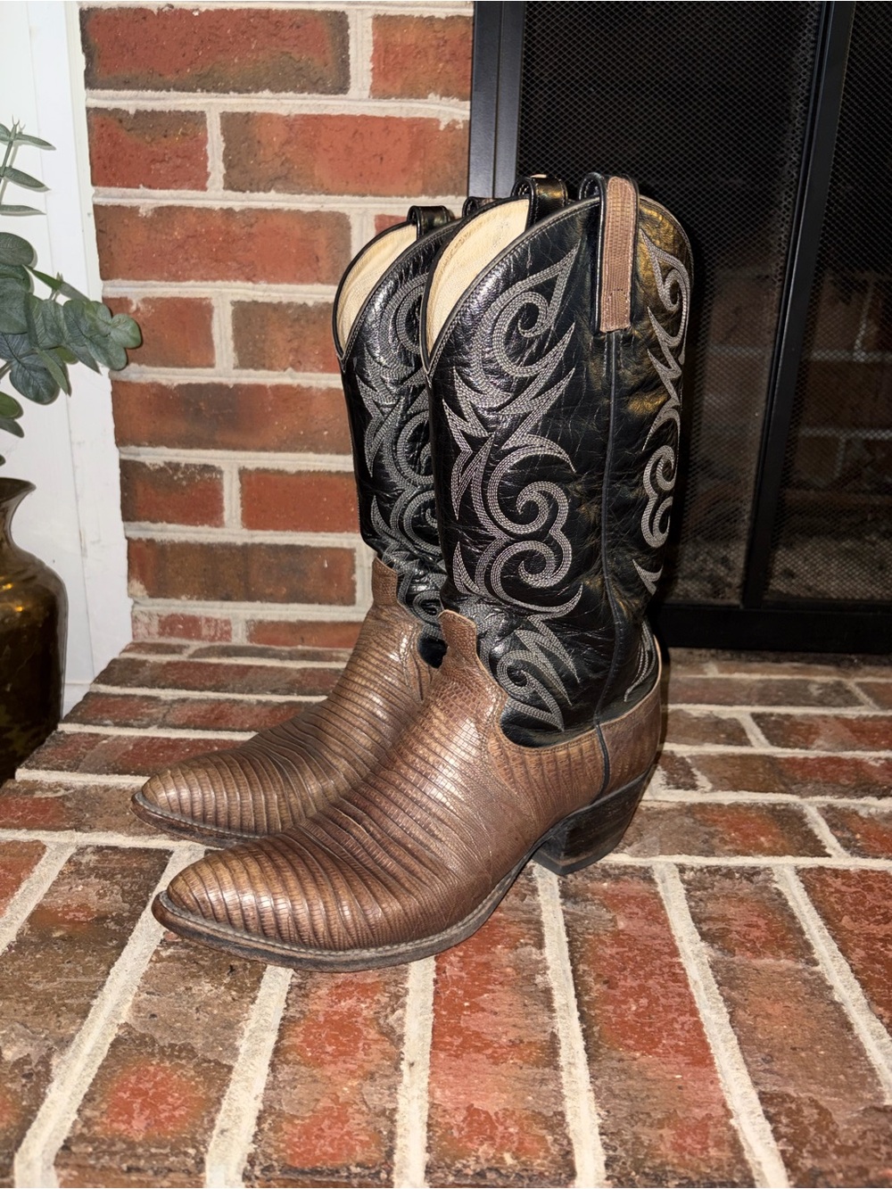 Dan Post Snakeskin Cowboy Boots